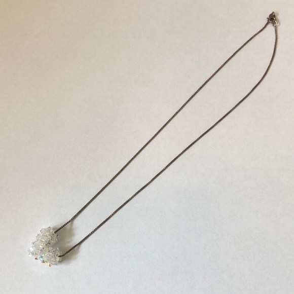 END OF YEAR SALE! | York and Company Faux Crystal-like heart necklace - Picture 2 of 3